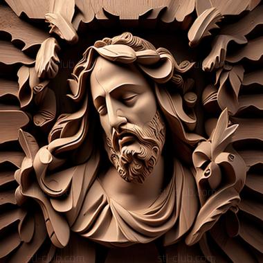 3D model st jesus (STL)